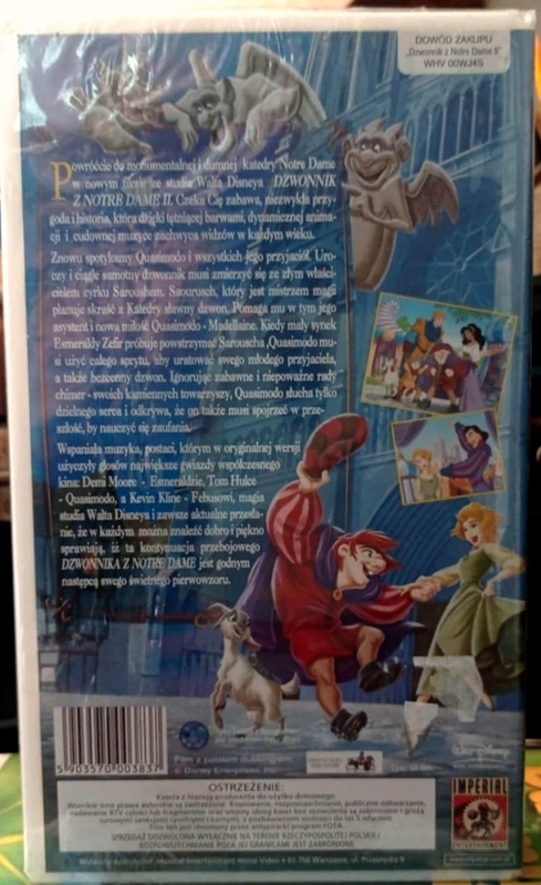 Vhs dzwonik z notre dame ii